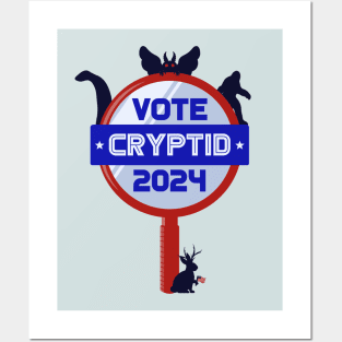 Vote Cryptid 2024 - election politics Posters and Art